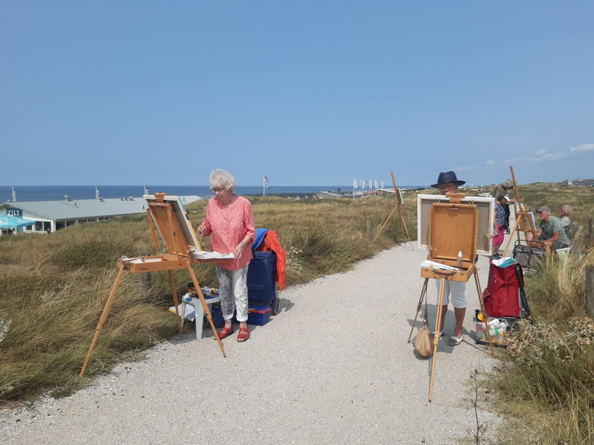 Masterclass voor volwassenen op het strand van Katwijk