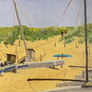 Catamarans en strandopgang