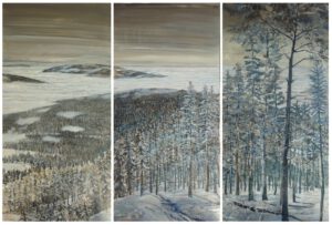 Twee tentoonstellingen: Blondiau op de begane grond en Kunstgenootschap vlietstreek in het soputerrain, 5 t/m 28 juni